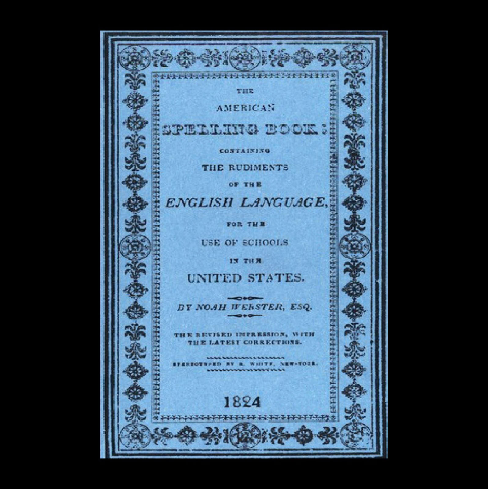 Blue Backed Speller Cover.